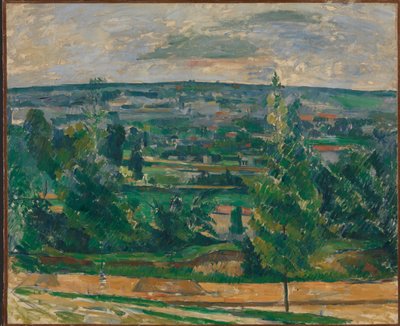 Landschaft von Jas de Bouffan von Paul Cézanne